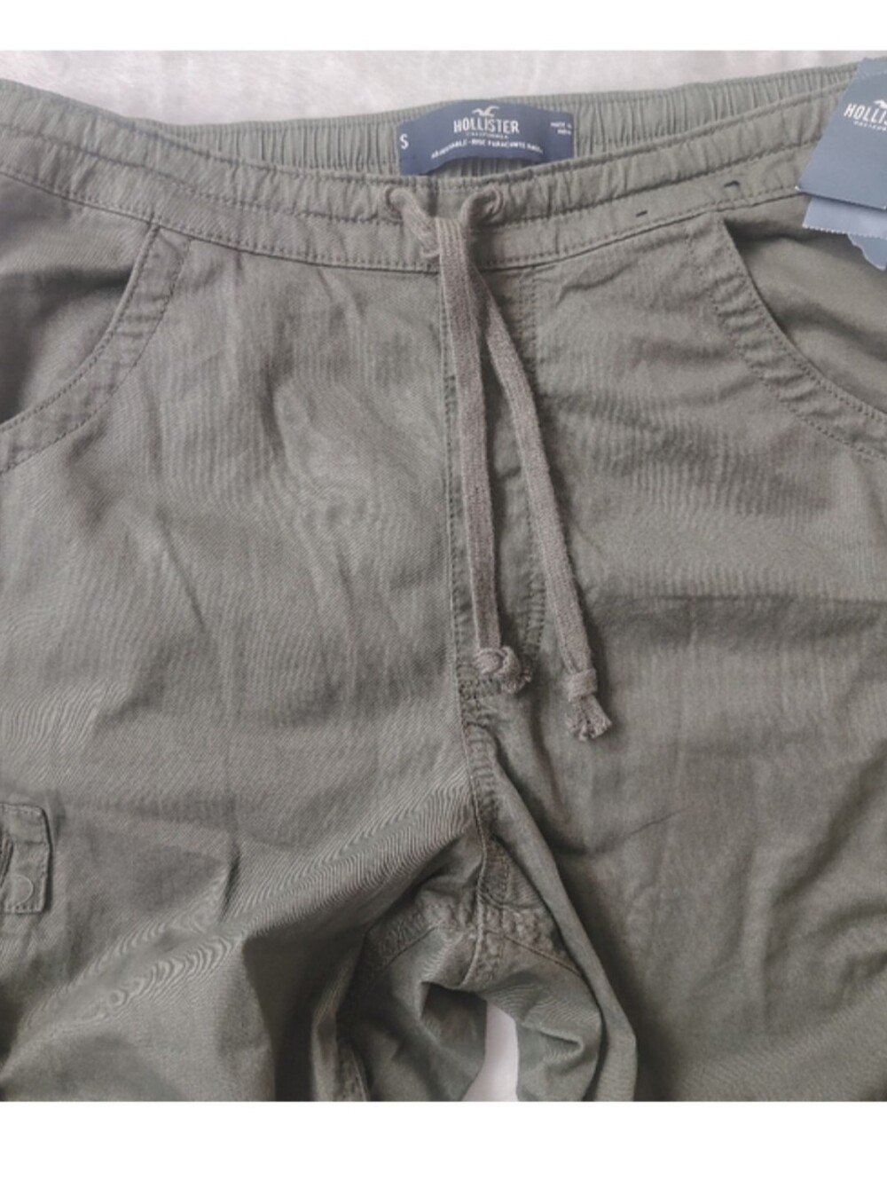 Hollister Military Green S Joggers For Ladies